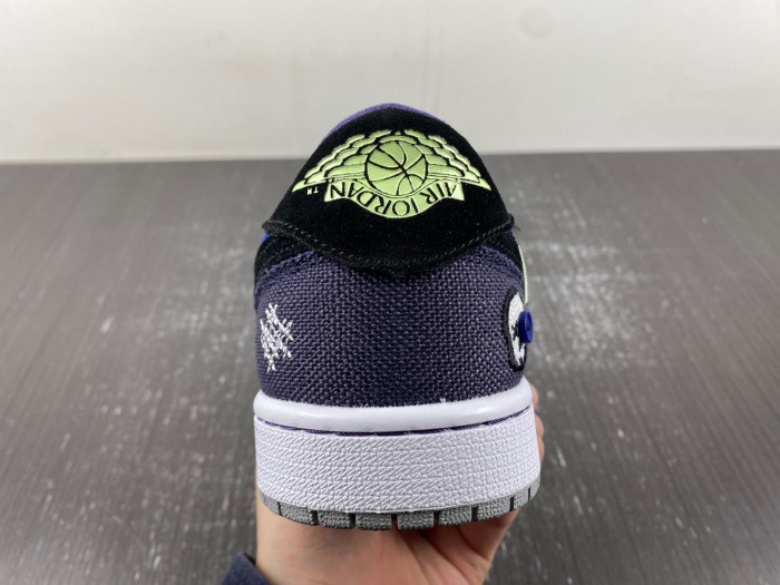 zion williamson x air jordan 1 low og “voodoo” dz7292-420