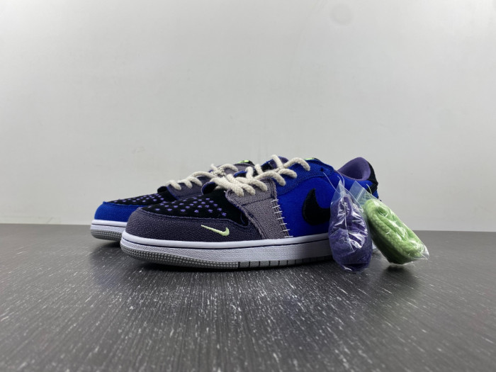 zion williamson x air jordan 1 low og “voodoo” dz7292-420