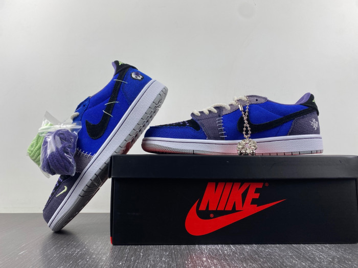 zion williamson x air jordan 1 low og “voodoo” dz7292-420
