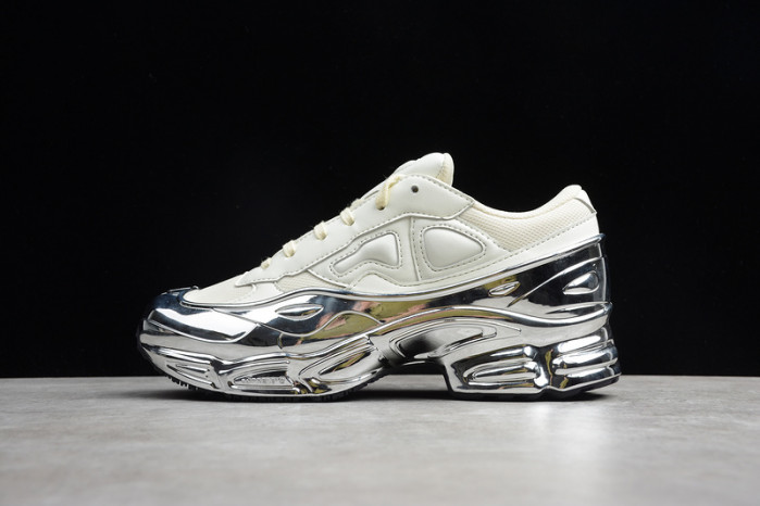 a*d*das ozweego raf simons cream white silver metallic ee7945