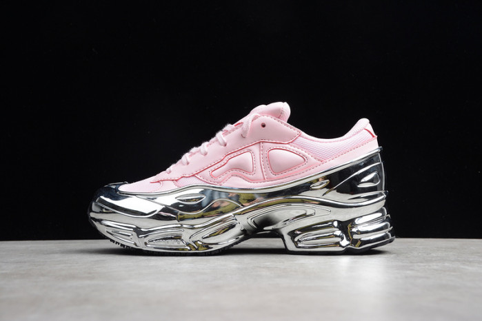 a*d*das ozweego raf simons clear pink silver metallic ee7947