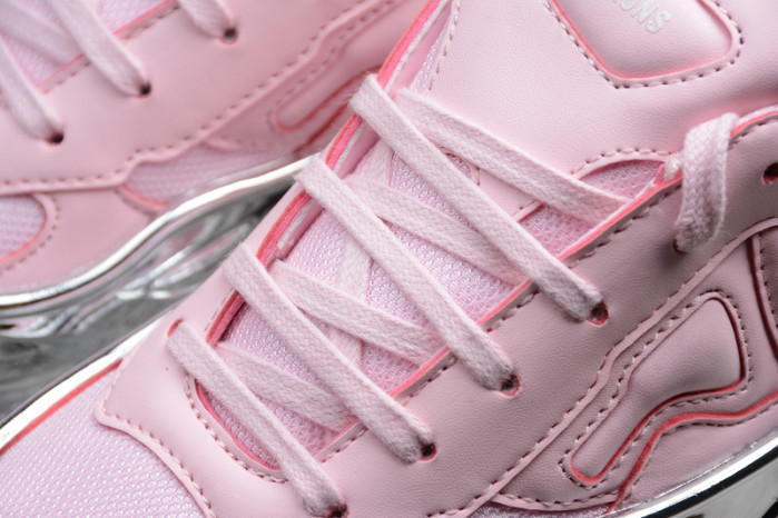 a*d*das ozweego raf simons clear pink silver metallic ee7947