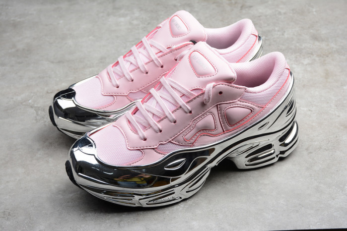 a*d*das ozweego raf simons clear pink silver metallic ee7947