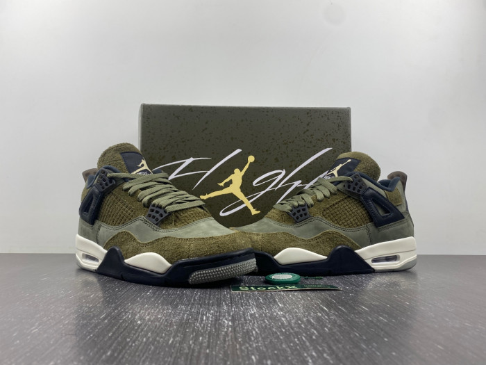 air jordan 4 craft “medium olive” fb9927-200