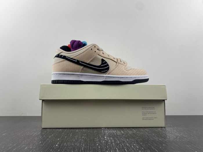 nike sb dunk low albino & preto fd2627-200