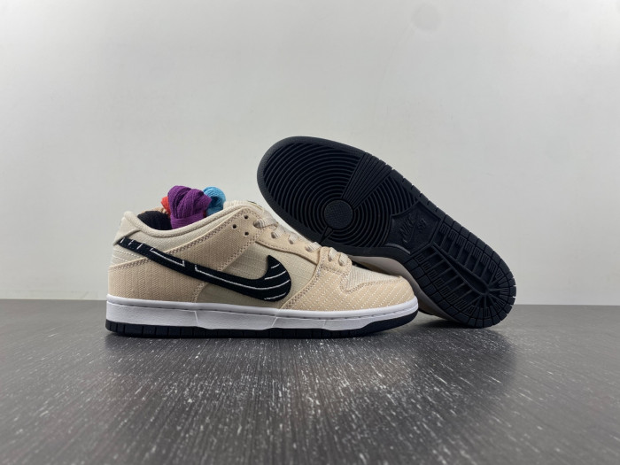 nike sb dunk low albino & preto fd2627-200