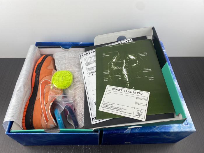 nike sb dunk low concepts orange lobster fd8776-800