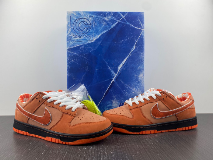 nike sb dunk low concepts orange lobster fd8776-800