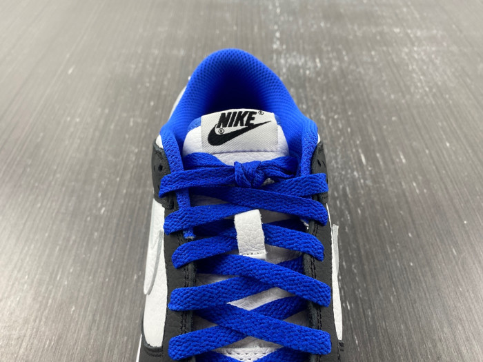 nike dunk low white black royal fd9064-110