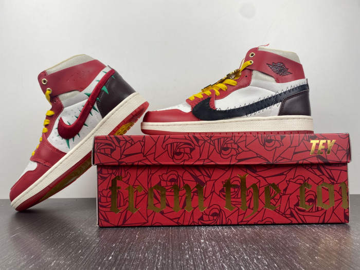 air jordan 1 high zoom air cmft 2 teyana taylor a rose from harlem (women
