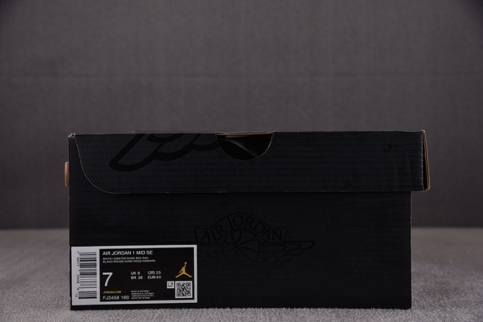 air jordan 1 mid se dune red fj3458-160