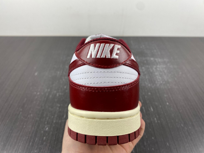 nike dunk low prm vintage team red fj4555-100