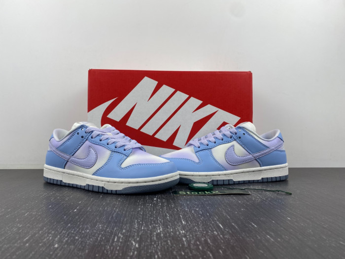 nike dunk low blue airbrush canvas fn0323-400