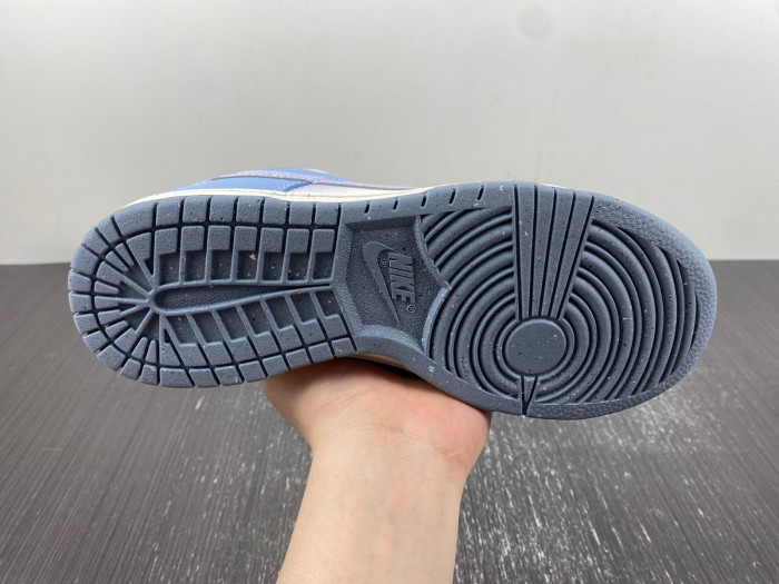 nike dunk low blue airbrush canvas fn0323-400