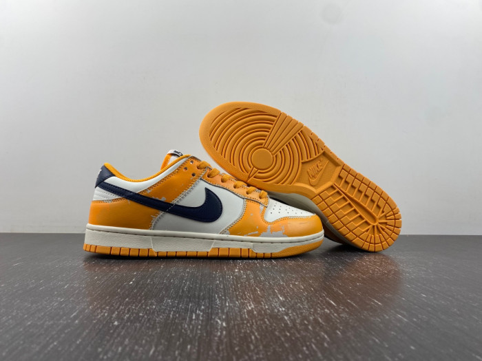 nike dunk low wear and tear yellow fn3418-100