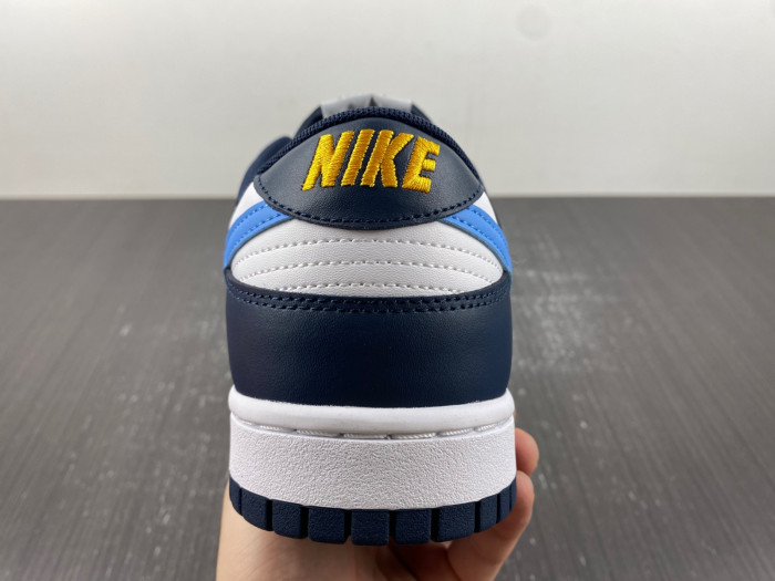 nike dunk low midnight navy university blue fn7800-400