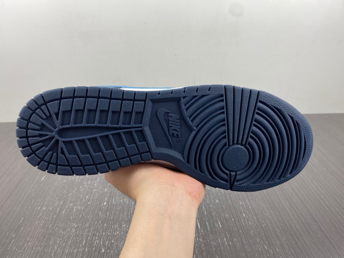 nike dunk low midnight navy university blue fn7800-400