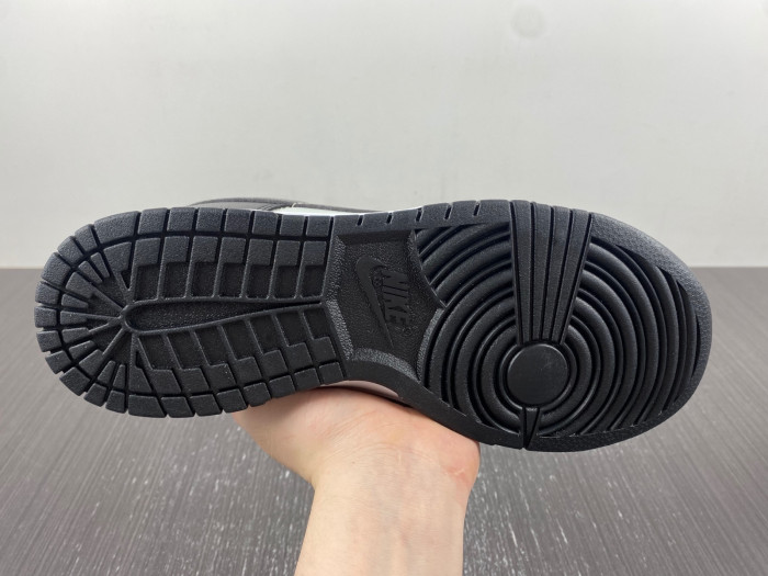 nike dunk low grey black orange mini fn7808-001