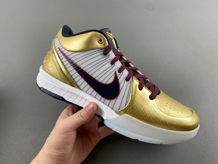 nike kobe 4 protro gold medal fq3544-100