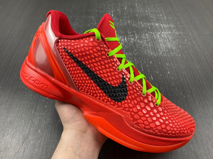 nike kobe 6 protro “reverse grinch” fv4921-600