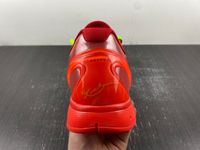 nike kobe 6 protro “reverse grinch” fv4921-600