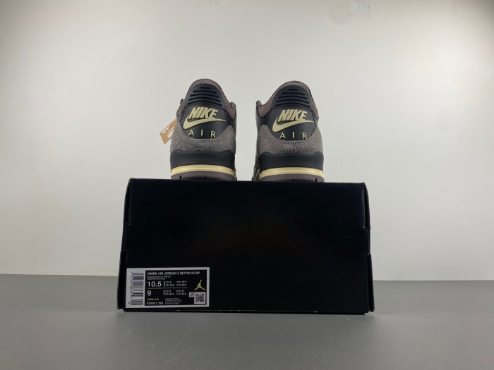 a ma maniere x air jordan 3 “black” fz4811-001