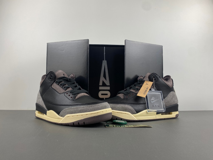 a ma maniere x air jordan 3 “black” fz4811-001