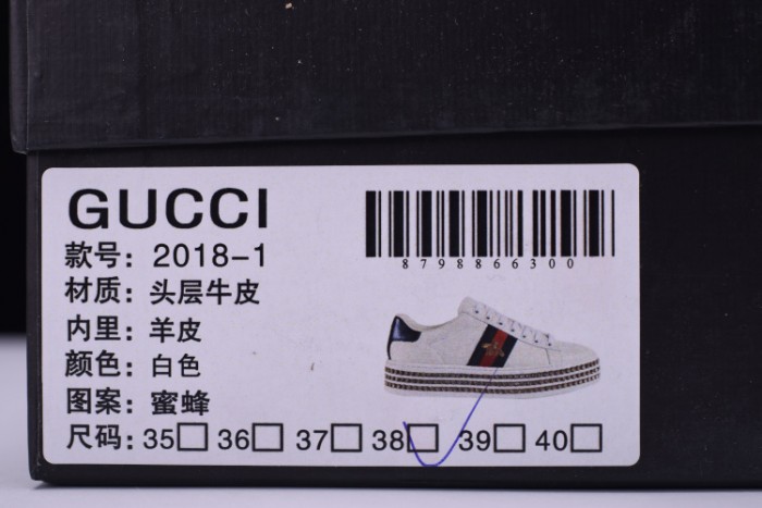 gu ace embellished sneaker with crystals womens 505995dope0