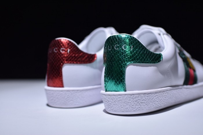 gu ace embroidered low-top sneaker with ladybird