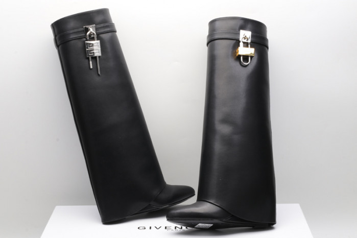 give*chy shark lock boots
