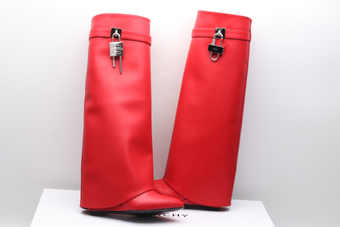give*chy shark lock boots