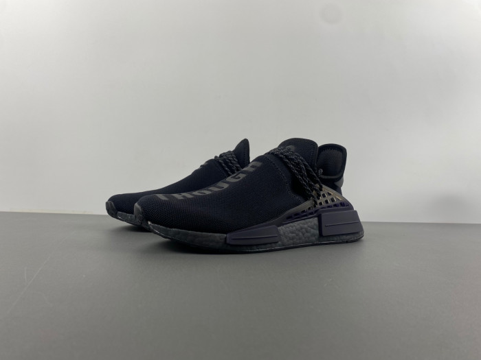 a*d*das nmd hu pharrell human race triple black pack gx2487