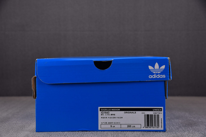 a*d*das gazelle indoor white preloved ink ig1643