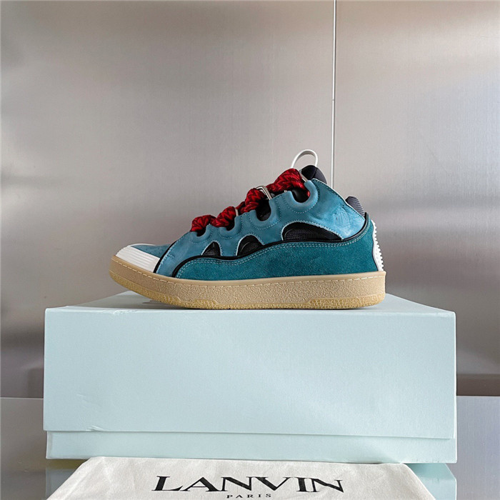 lanv1n leather curb sneakers