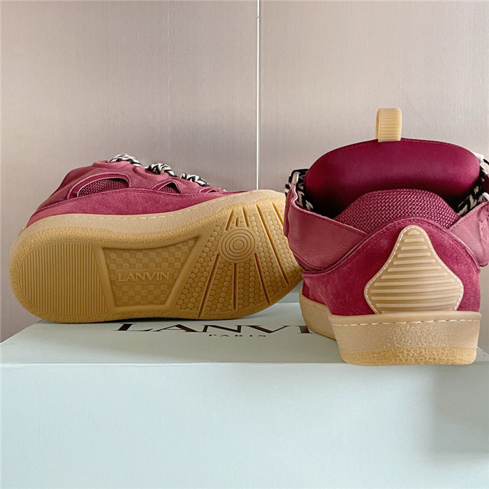 lanv1n leather curb sneakers