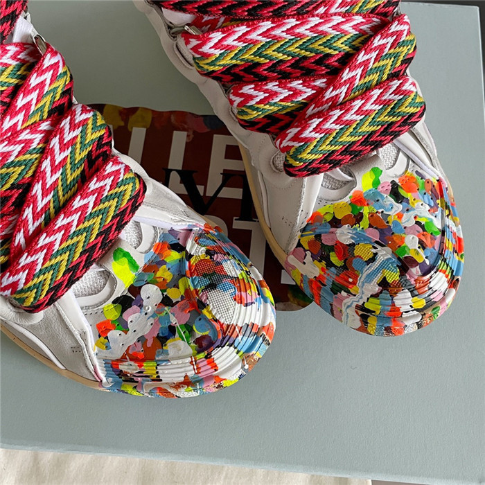 lanv1n leather curb sneakers