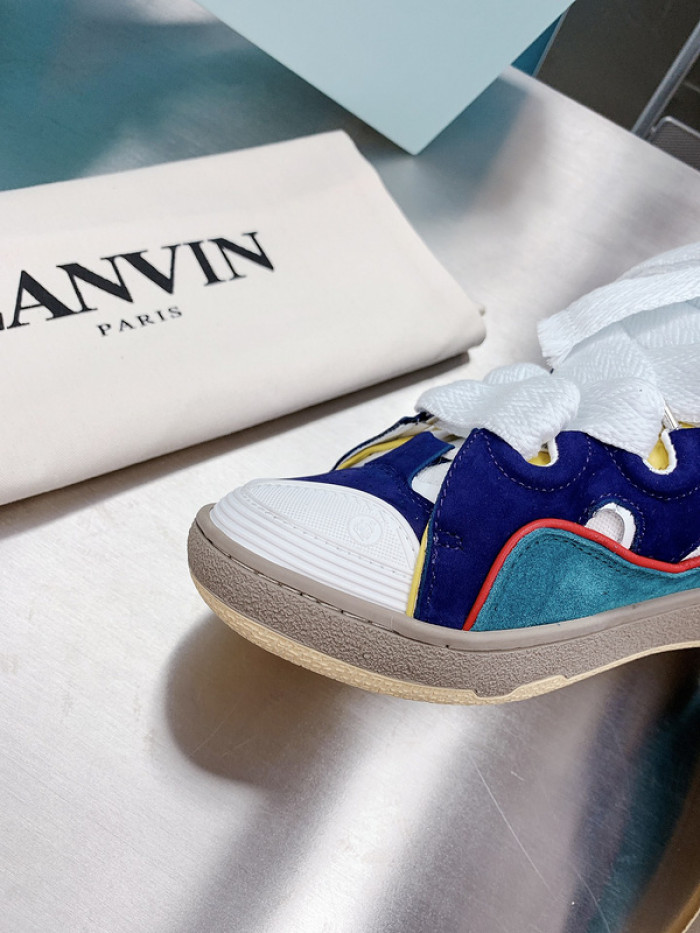lanv1n leather curb sneakers