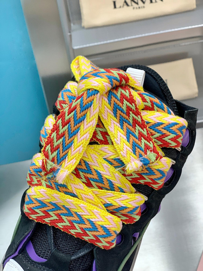 lanv1n leather curb sneakers