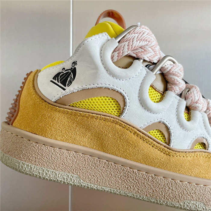 lanv1n leather curb sneakers