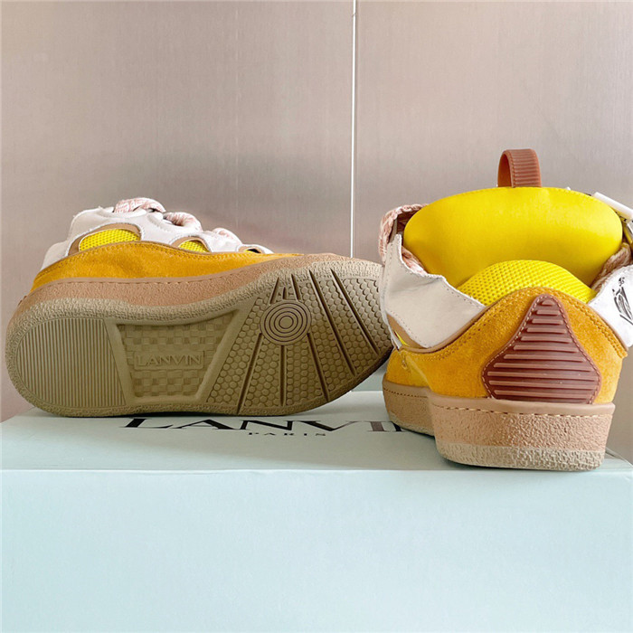 lanv1n leather curb sneakers