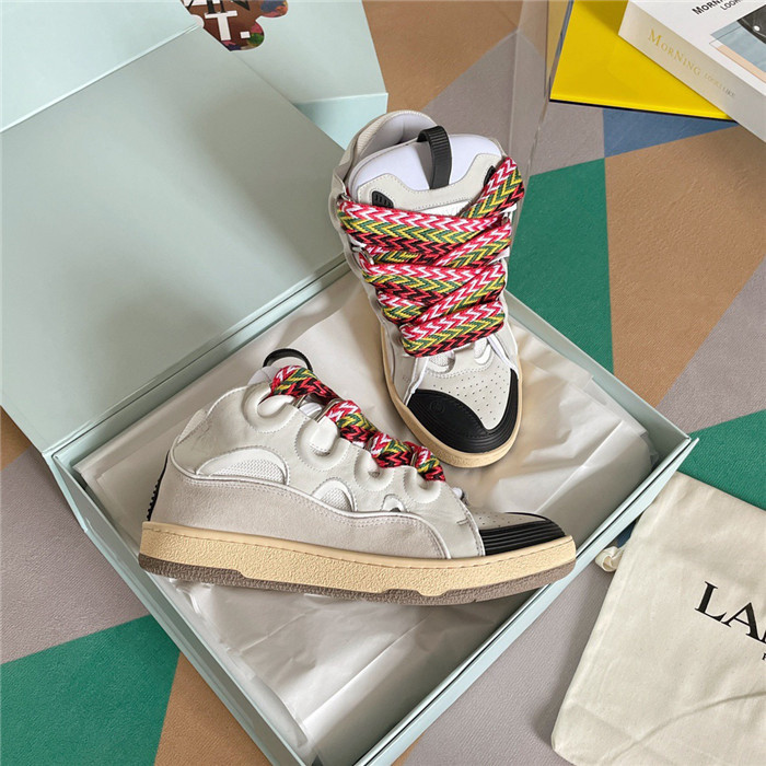lanv1n leather curb sneakers