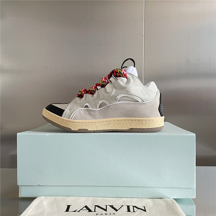 lanv1n leather curb sneakers