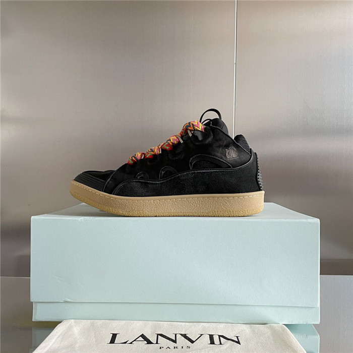 lanv1n leather curb sneakers