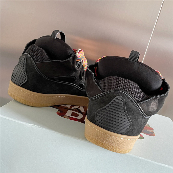 lanv1n leather curb sneakers