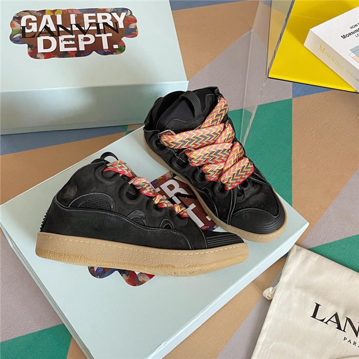 lanv1n leather curb sneakers