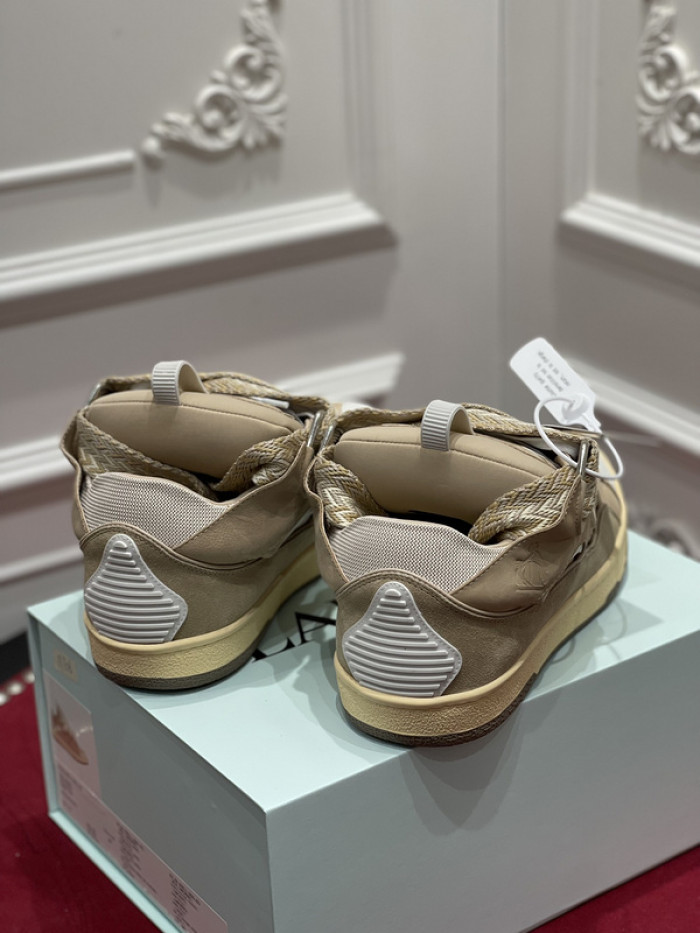 lanv1n leather curb sneakers