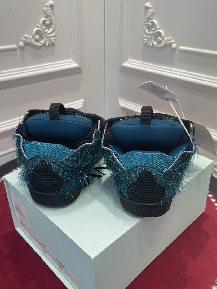 lanv1n leather curb sneakers