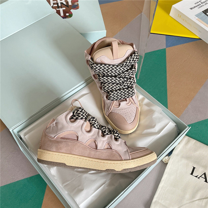 lanv1n leather curb sneakers