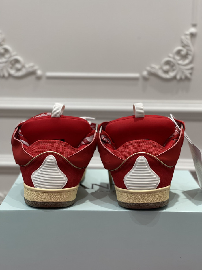 lanv1n leather curb sneakers