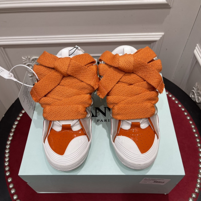 lanv1n leather curb sneakers